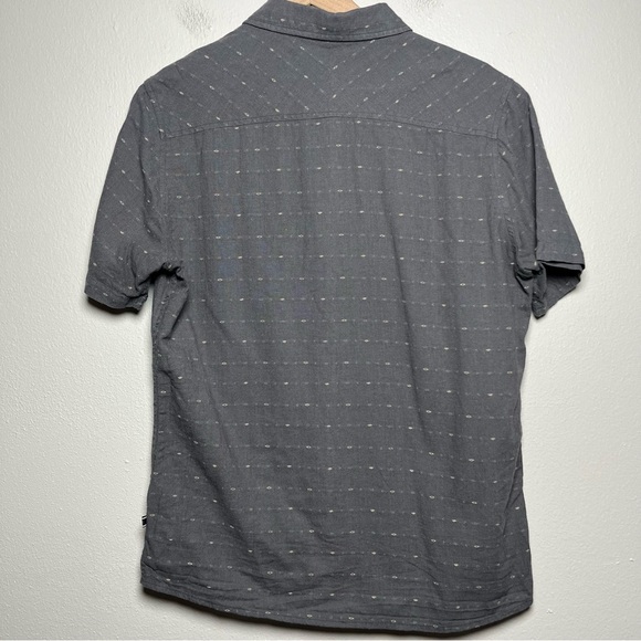 Kuhl Men Intrepid Skorpio Button Down Shirt Small Gray Northern Star Short Sleev - Picture 10 of 11
